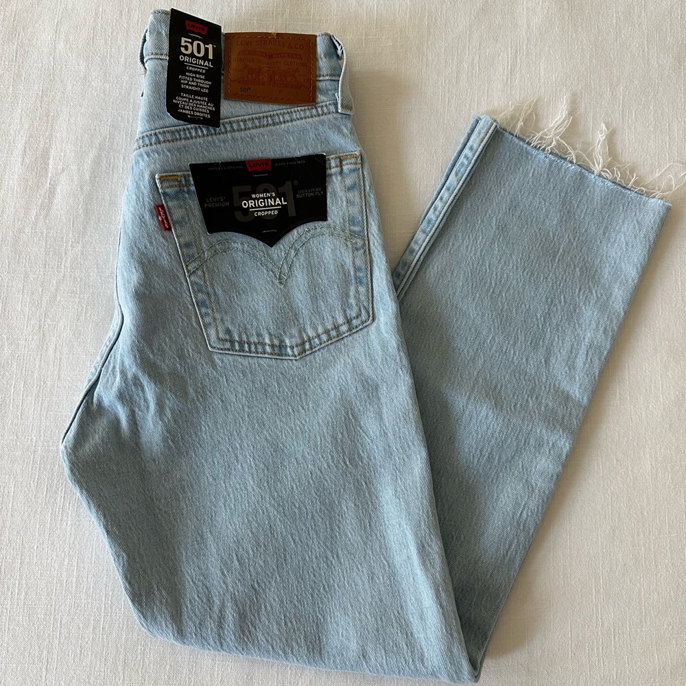 Levi's Blue Straight Jeans Classic Style